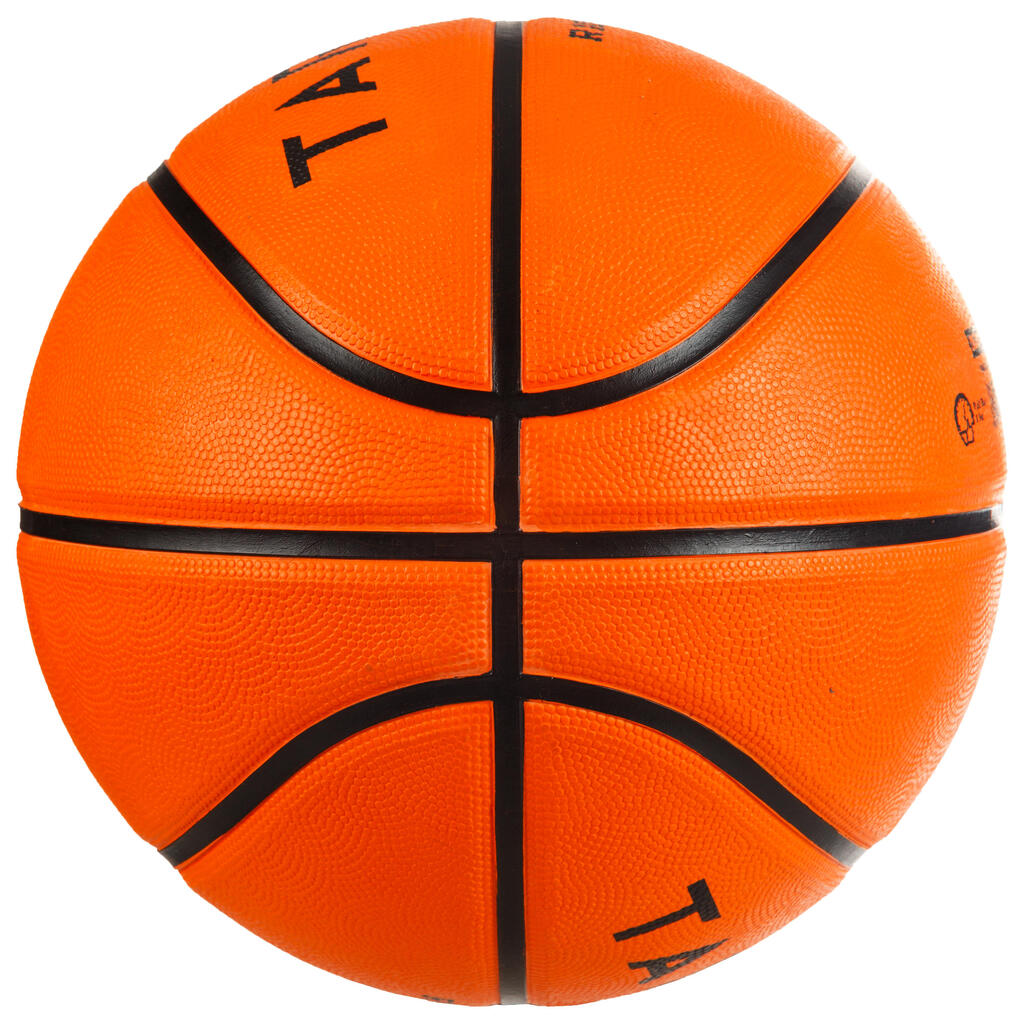 7. izmēra bērnu/pieaugušo basketbola bumba “R100”, oranža.