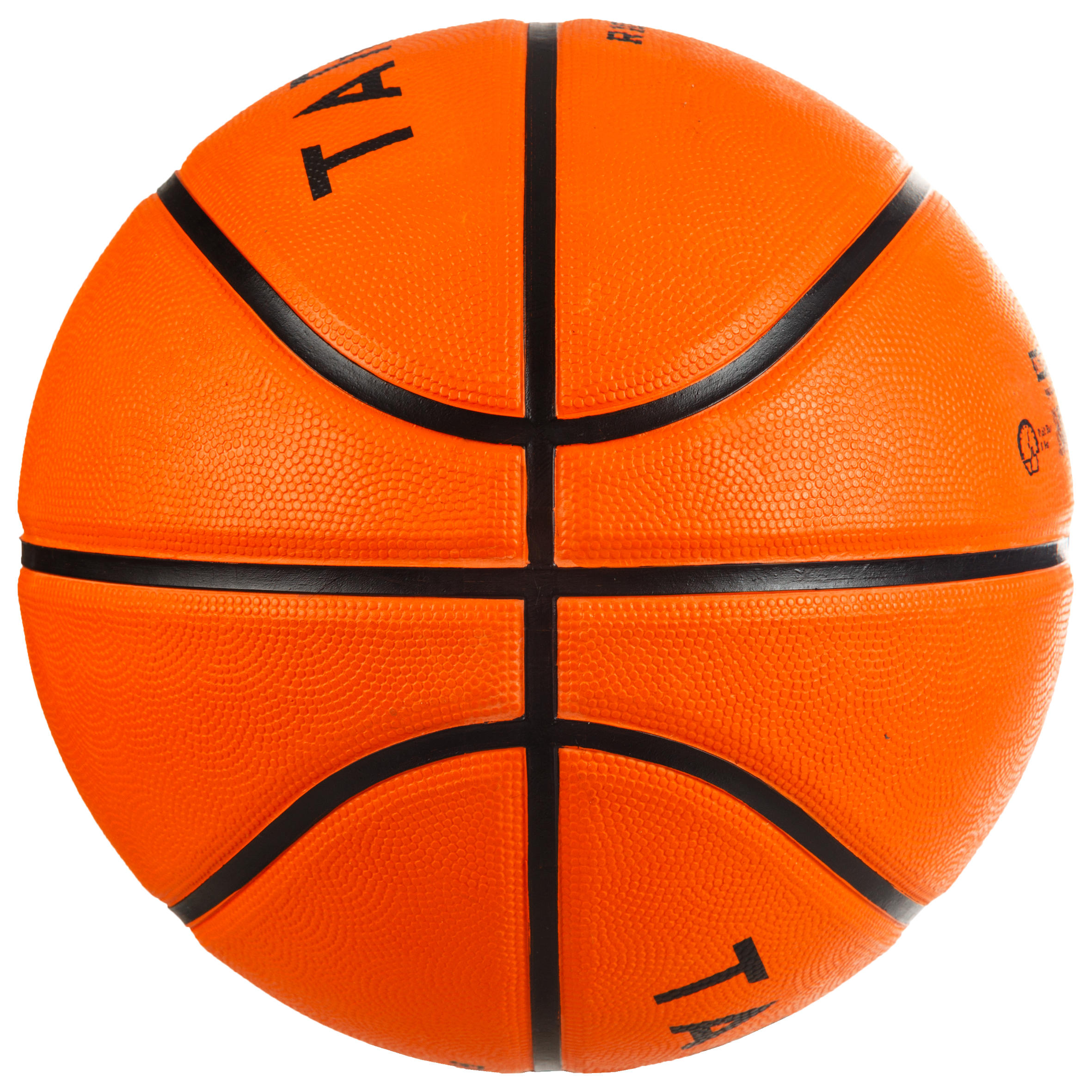 Basketball Ball Tarmak Resist 100 S7 Orange