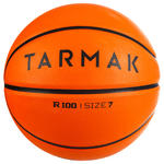 Tarmak Basketbal voor kinderen en volwassenen R100 maat 7 oranje.