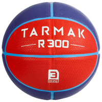 Ballon de basket enfant R300 taille 3 rouge. Pour le baby-basket jusqu&#039;à 6 ans