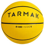 Tarmak Basketbal voor beginnende kinderen R100 maat 5 tot 10 jaar geel