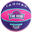 Wizzy Emblem Kids' Size 5 (Up to 10 Years) Basketball - Pink/Purple.