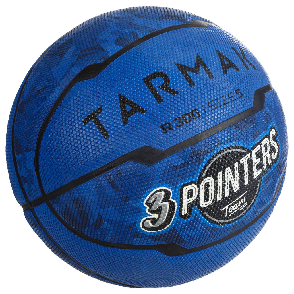 R300 Size 5 Beginner Basketball for Kids up to 10 years old - Blue