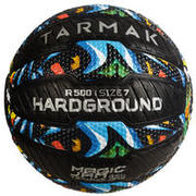 Balón de baloncesto adulto R500 talla 7 graffiti. Antipinchazos y muy adherente
