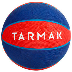 Mini ballon de basketball enfant Mini B taille 1. Jusqu'à 4 ans. Rouge