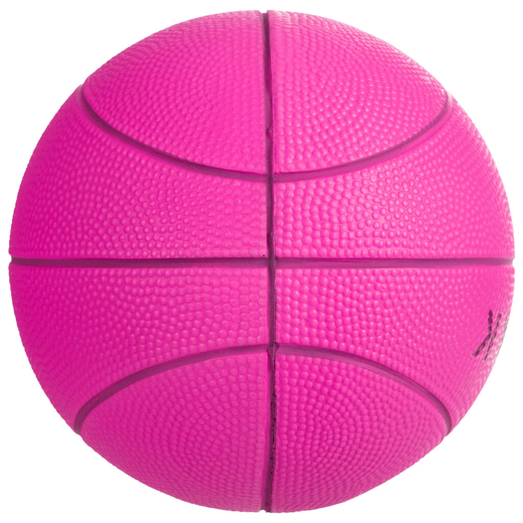 Μπάλα Μπάσκετ K100 - Ροζ Μεγέθους 1 μίνι αφρώδης μπάλα για παιδιά. Έως 4 ετών.