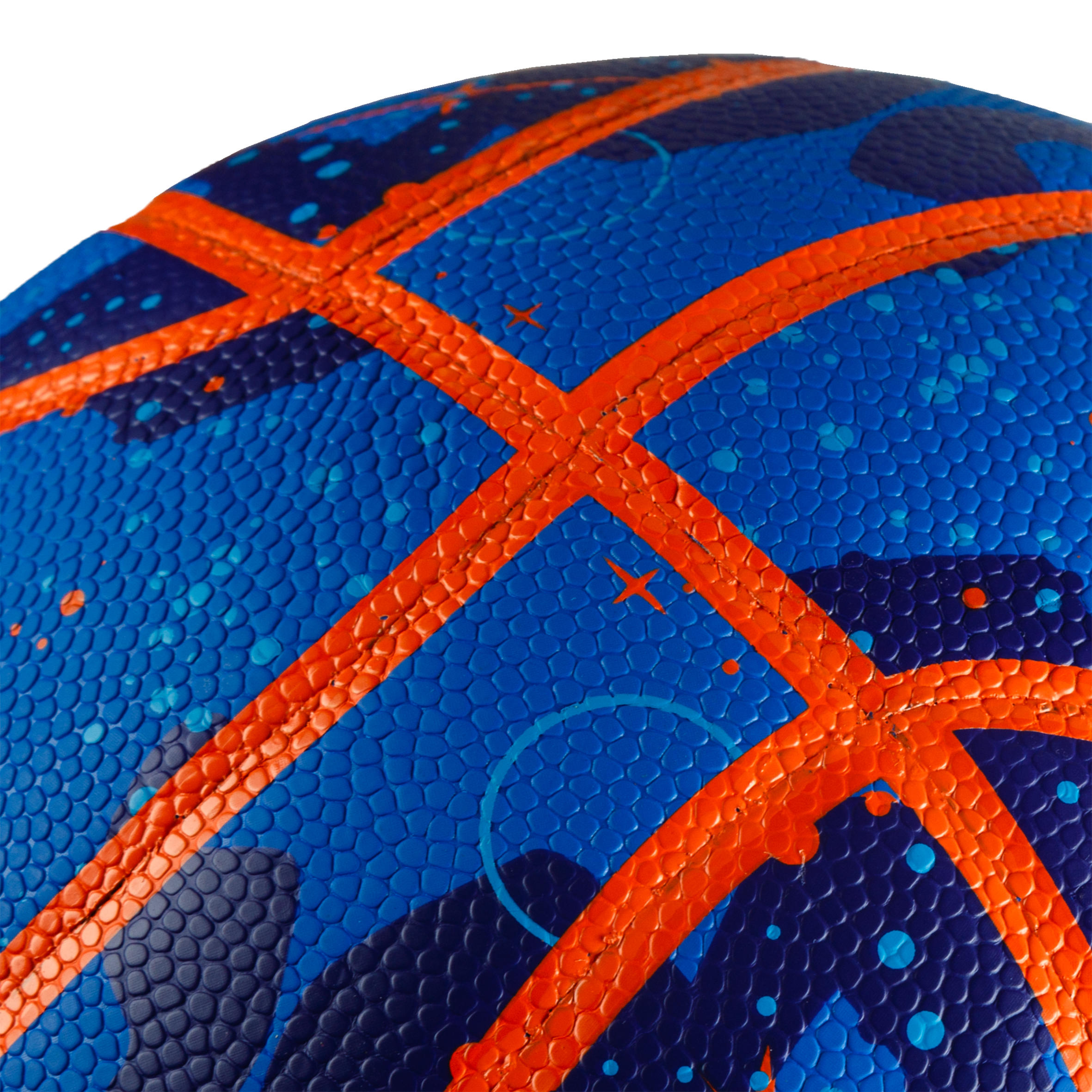 K500 Play Kids' Beginner Basketball - Blue/Orange 4/4