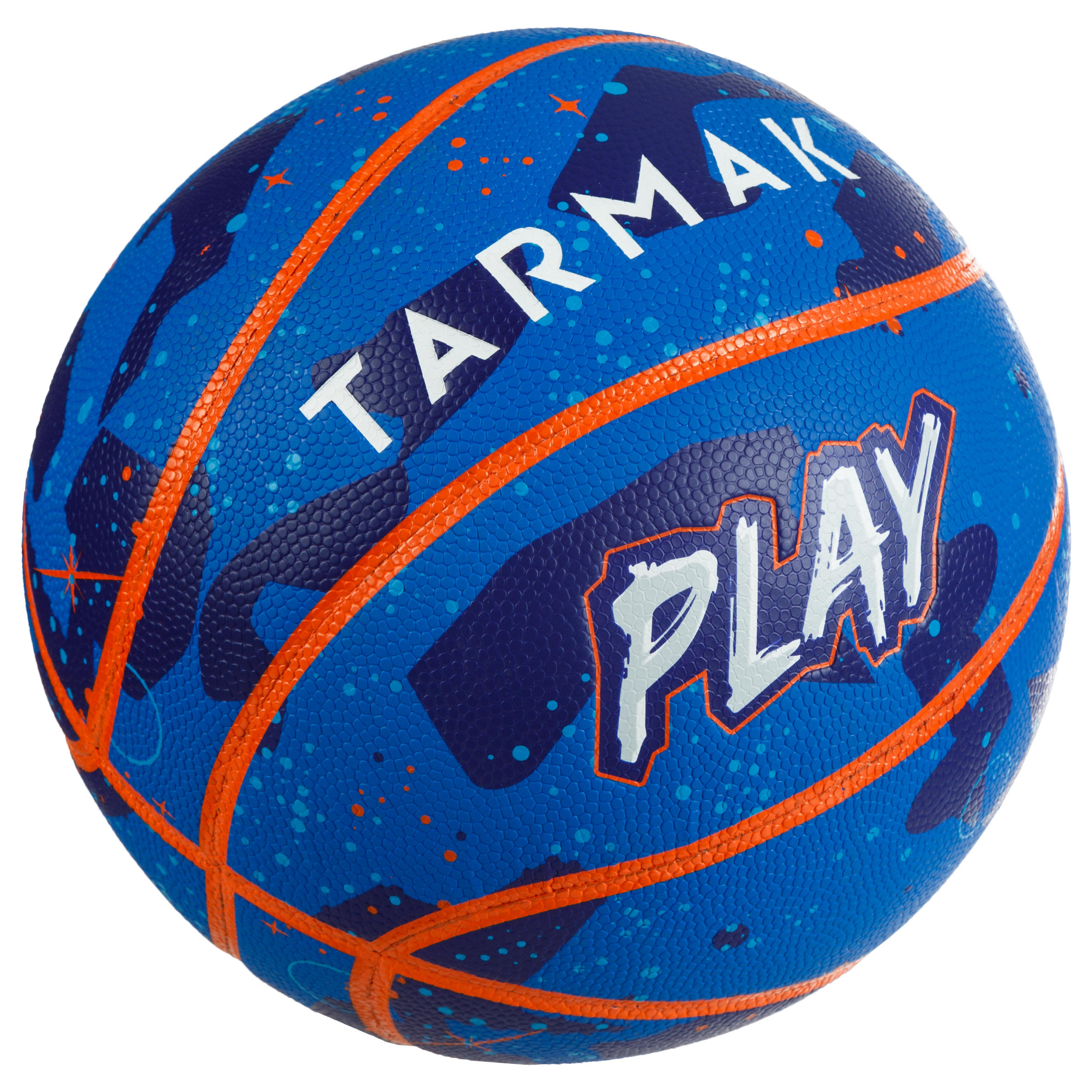 K500 Play Kids' Beginner Basketball - Blue/Orange 2/4