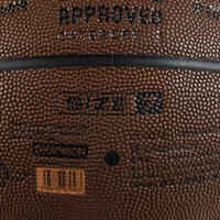 Basketball BT500 Größe 7 Grip Erwachsene braun 