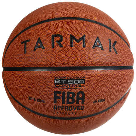 Balón de básquetbol BT500 talla 7 Café FIBA