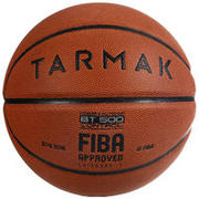 Basketball Ball FIBA APPROVED Size 7 Indoor and Outdoor BT500 Orange