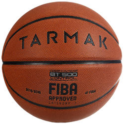 Size 7 Basketball BT500 - Brown FIBA