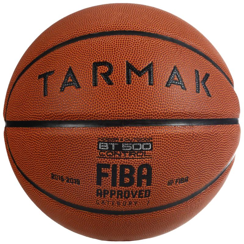 Balón Baloncesto Tarmak BT500 Talla 7 Fiba Marrón