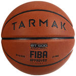 Tarmak Basketbal voor heren en jongens vanaf 13 jaar BT500 maat 7 bruin FIBA.