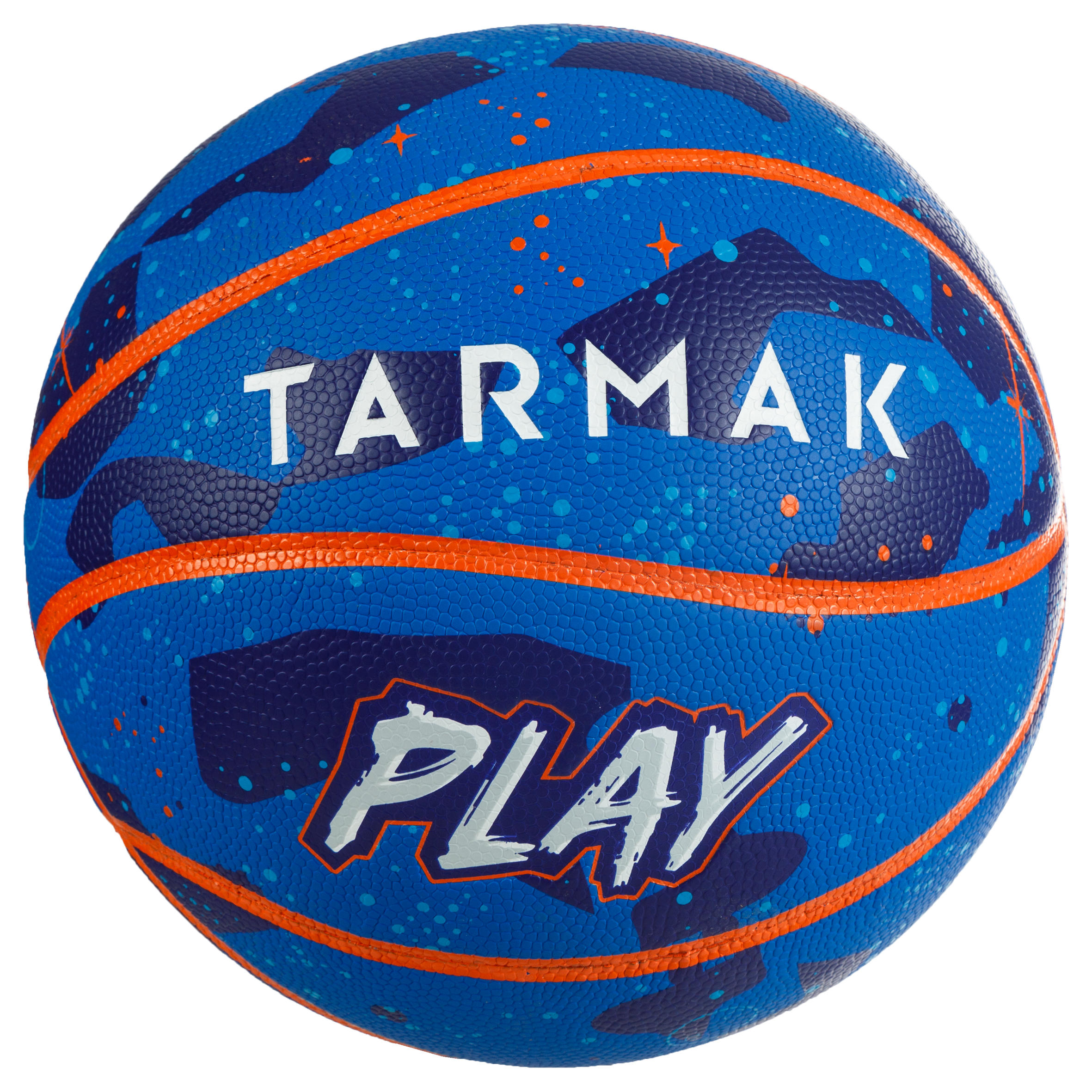 K500 Play Kids' Beginner Basketball - Blue/Orange 1/4
