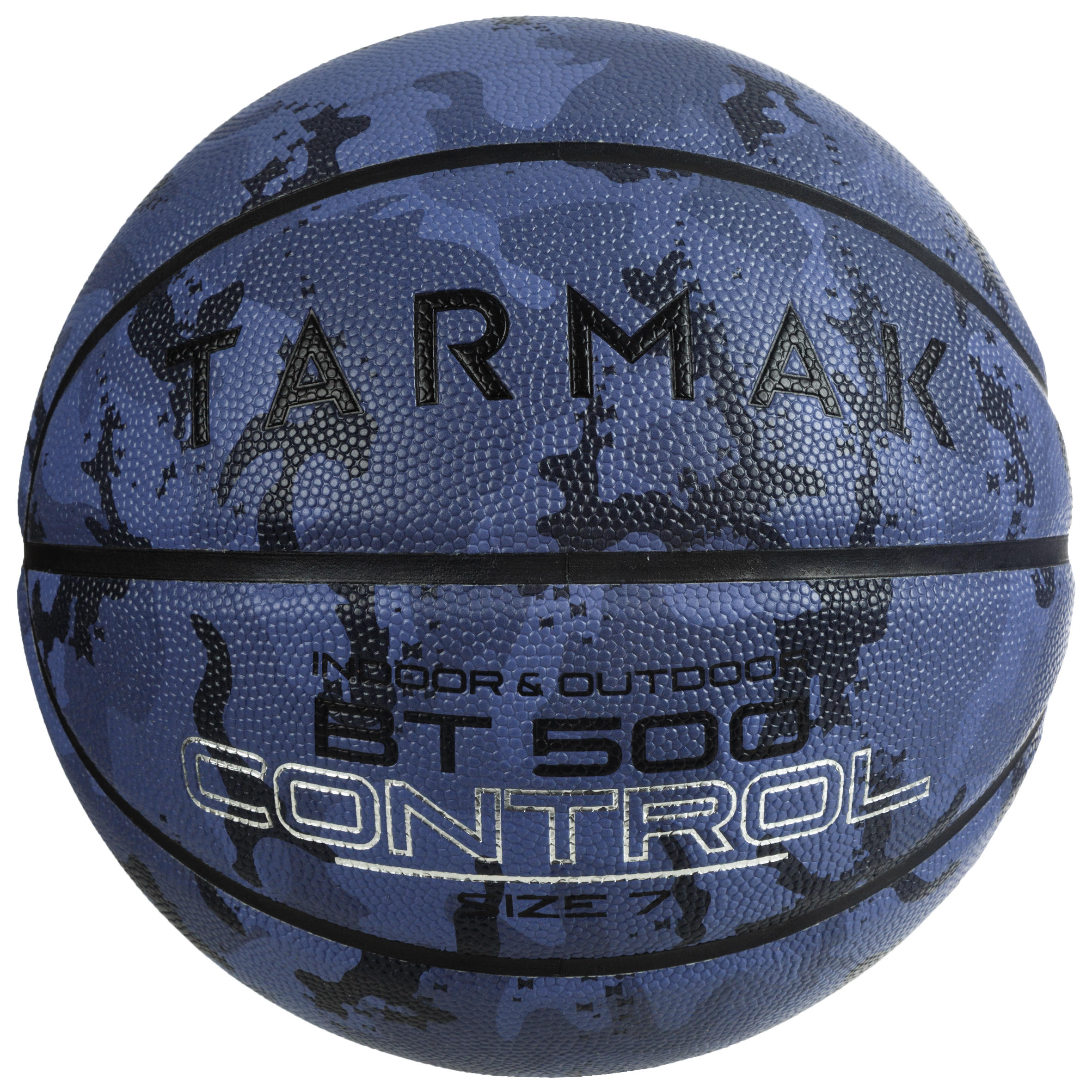 ลูกบาสเก็ตบอลเบอร์ 7 รุ่น BT500 (สีน้ำเงินลายพราง) basketball บาสเก็ตบอล ราคาถูกที่สุด