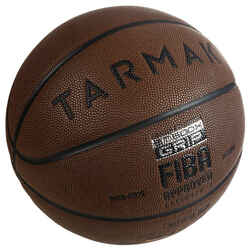 Basketboll BT500 grip vuxen storlek 7 brun 