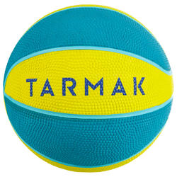 Mini B Kids' Size 1 Basketball. Up to age 4.Green