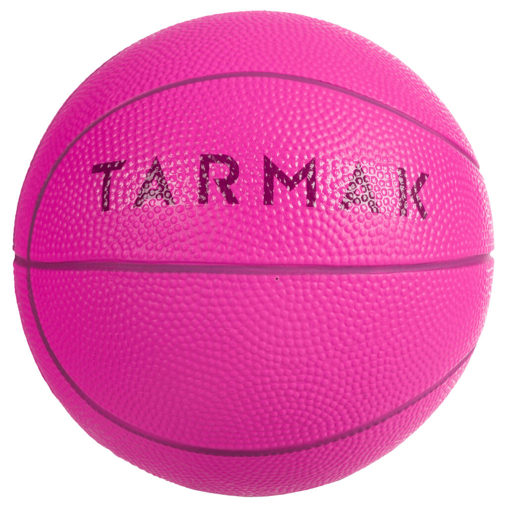 K100 basketball - pinkkids' mini foam basketball size 1 (up to 4 years)
