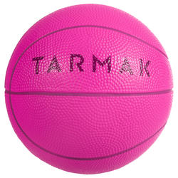 K100 Rose. Mini ballon de basketball enfant en mousse taille 1. Jusqu'à 4 ans.