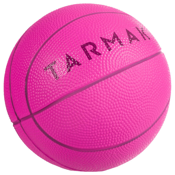 K100 Rose. Mini ballon de basketball enfant en mousse taille 1 jusqu'a