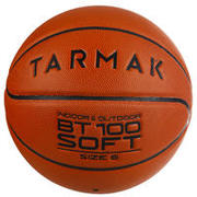 Balón básquetbol júnior BT100 T6 naranja. Niñas a partir de 11 años / niños U13