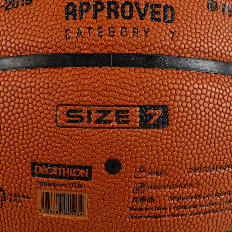 BT500X Grip Adult Size 7 FIBA Approved Basketball - Orange