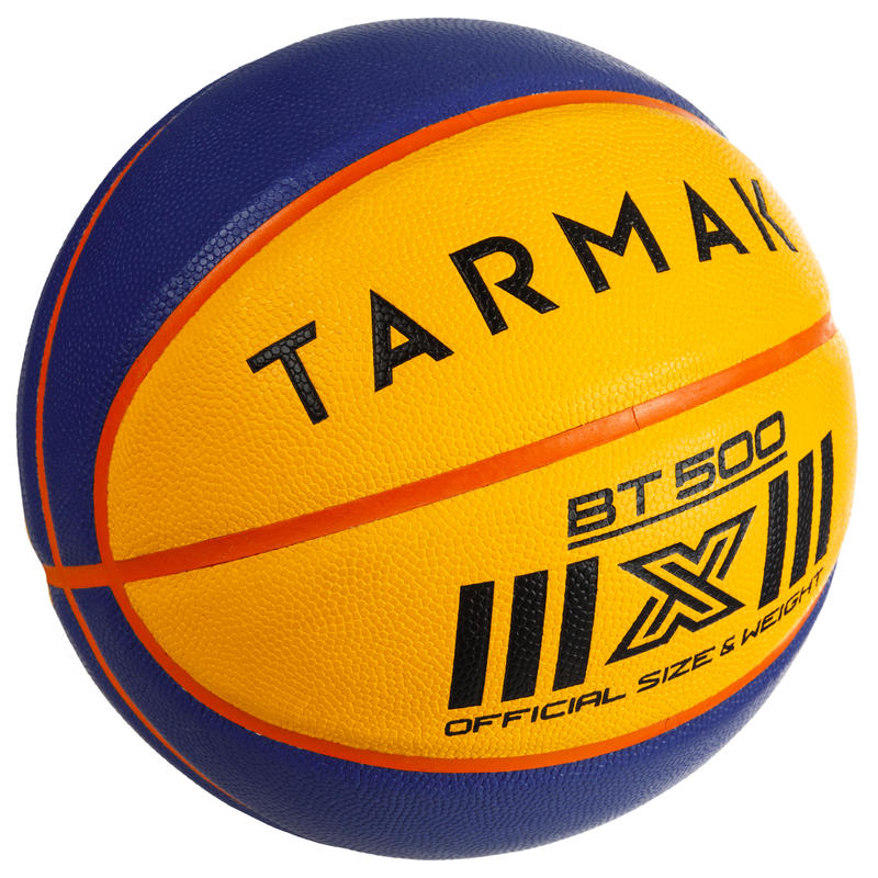 Ballon de basket BT500 pour la pratique basketball 3X3. Super toucher