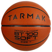 Balón de baloncesto BT100 de talla 7 naranja para niños desde 13 años