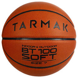 Size 7 Basketball BT100 for Men Ages 13 and Up - Orange