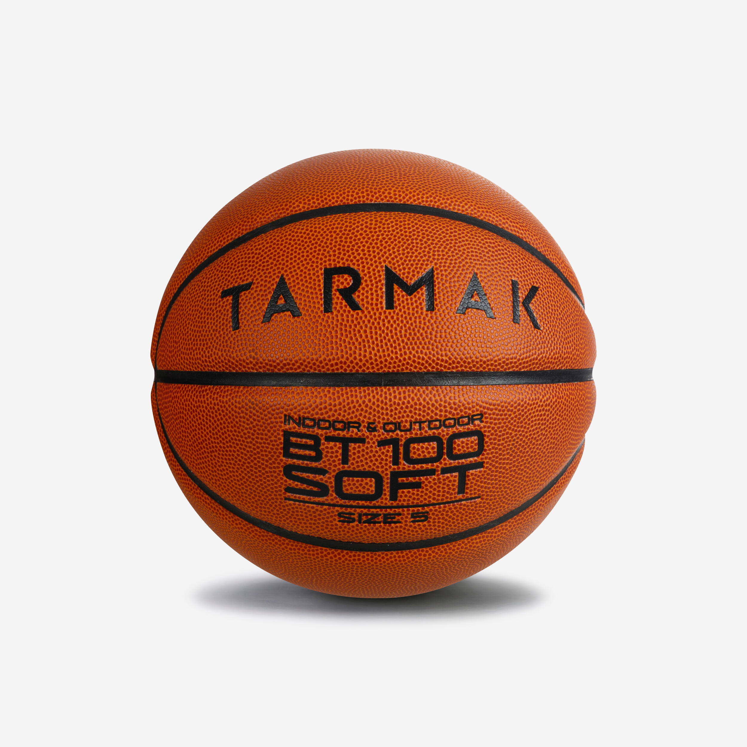 Ballon de basket BT100 taille 5 orange pour enfant jusqu 10 ans