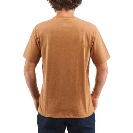 NH500 Men's Country Walking T-Shirt - Hazelnut