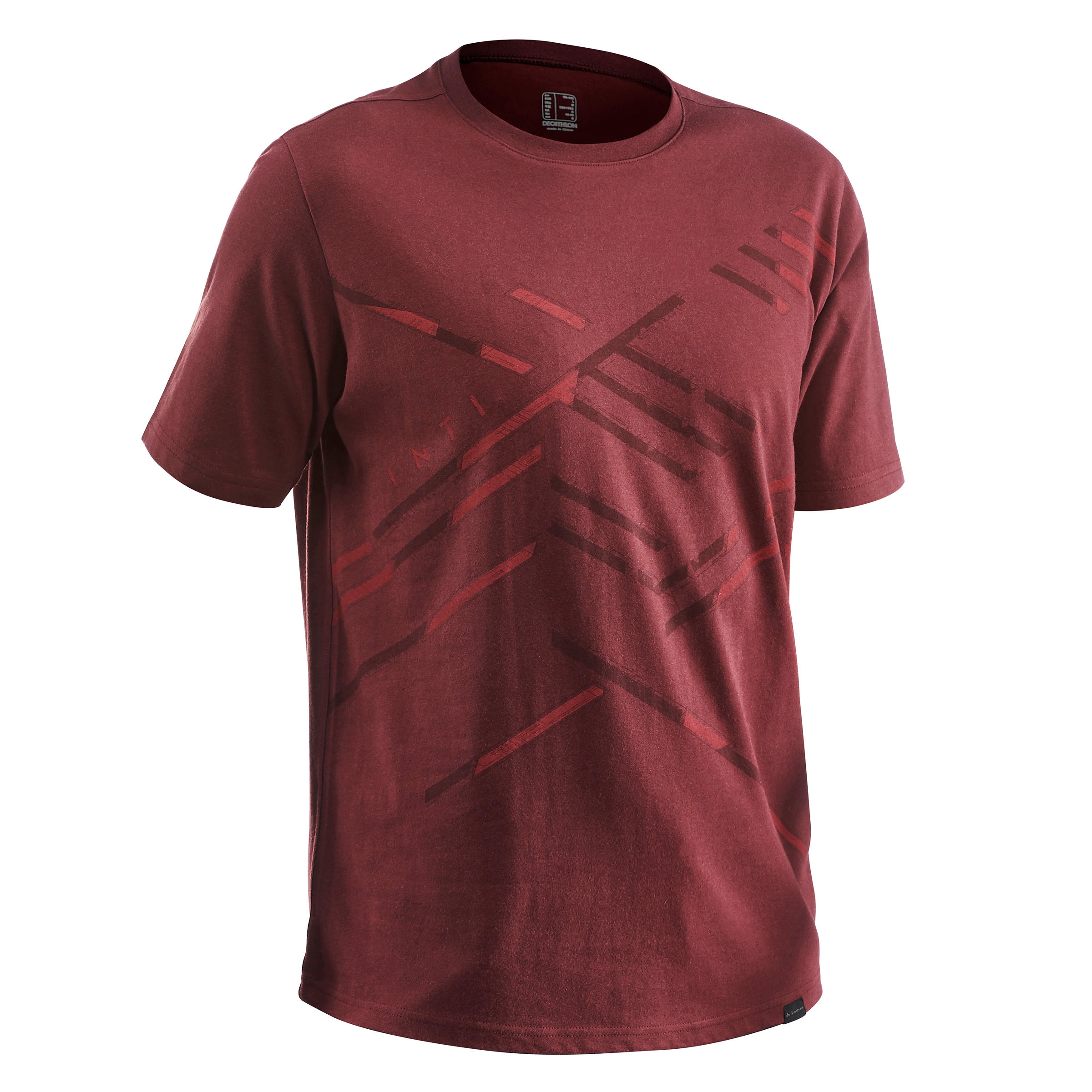 

Men's T shirt NH500 - Chocolate -  By QUECHUA | Decathlon, Brown
