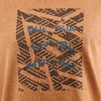 NH500 Men's Country Walking T-Shirt - Hazelnut