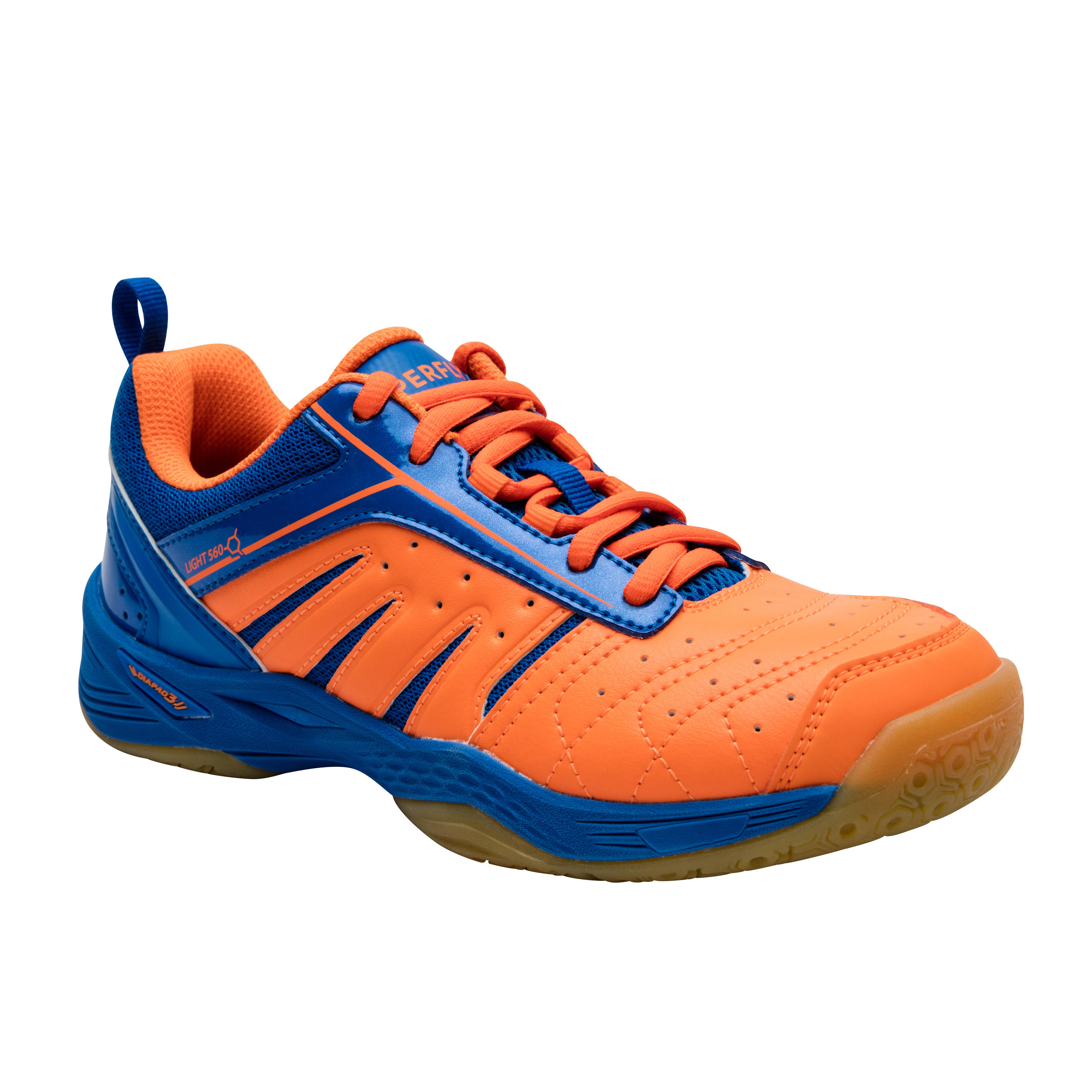 JUNIOR BADMINTON SHOES BS 560 LITE ORANGE