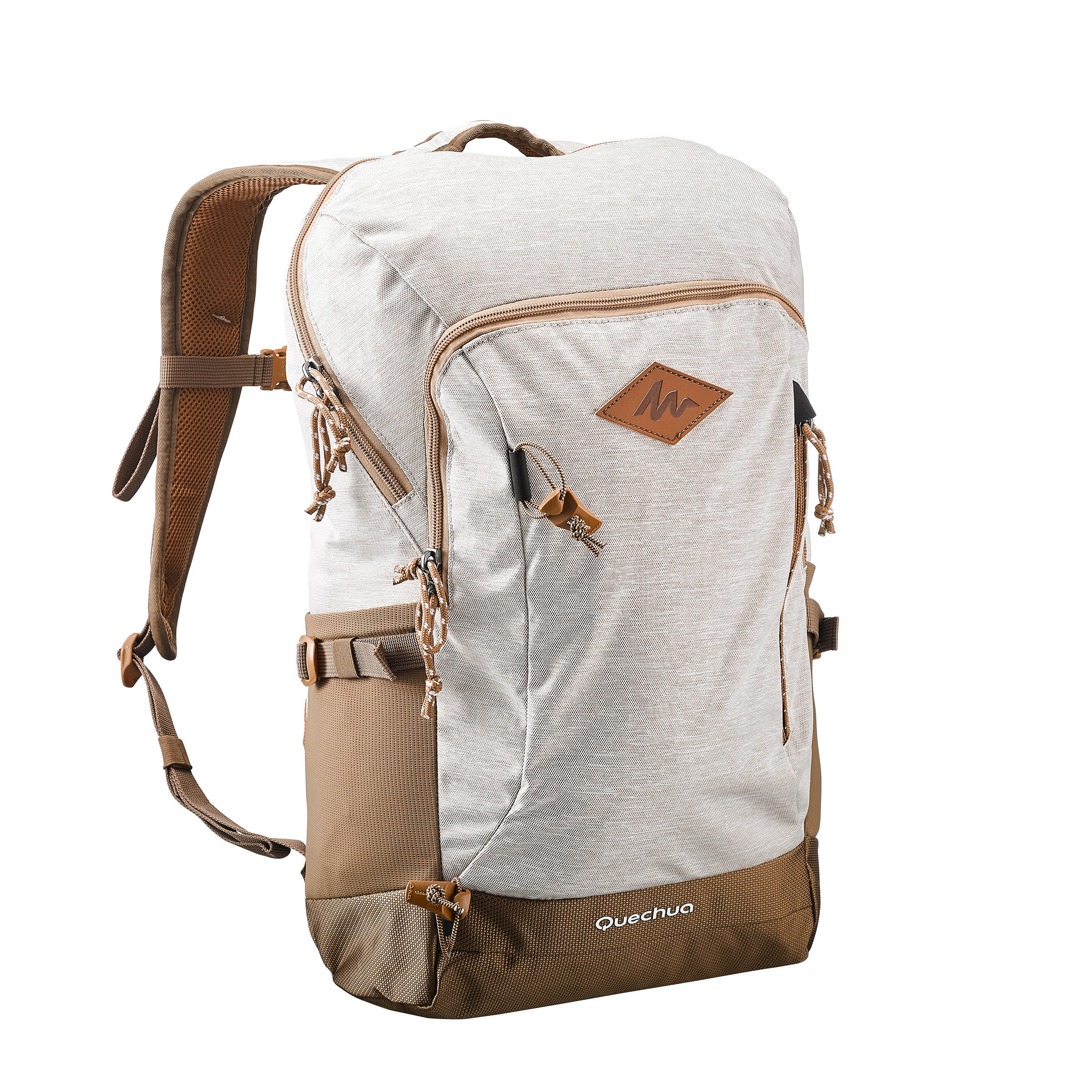 Quechua Rugzak Wandelen In De Natuur Nh500 20 L Beige quechua kopen in de aanbieding