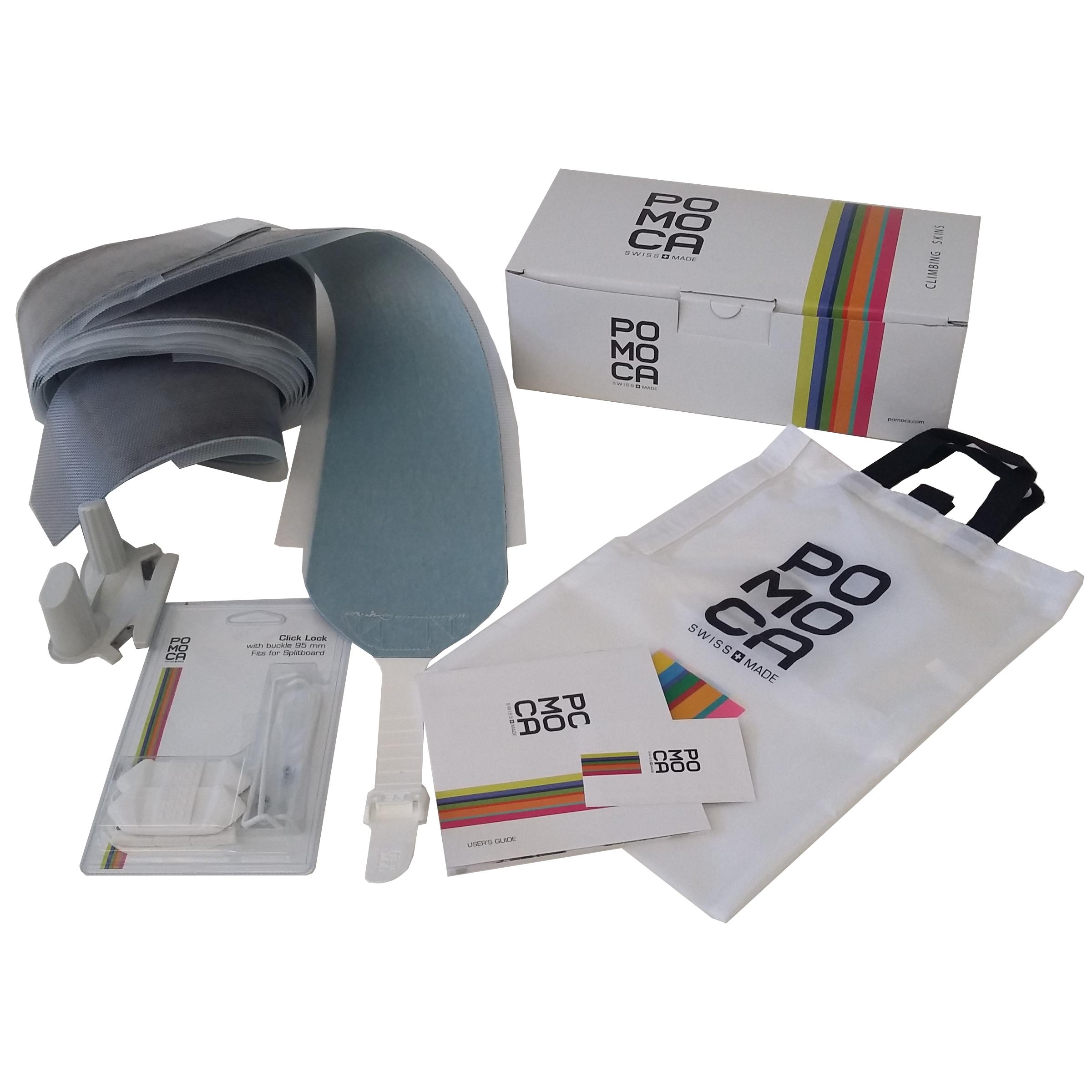 Peaux de ski de randonnée Pomoca Climb 2.0 backfix 120 mm - Pomoca