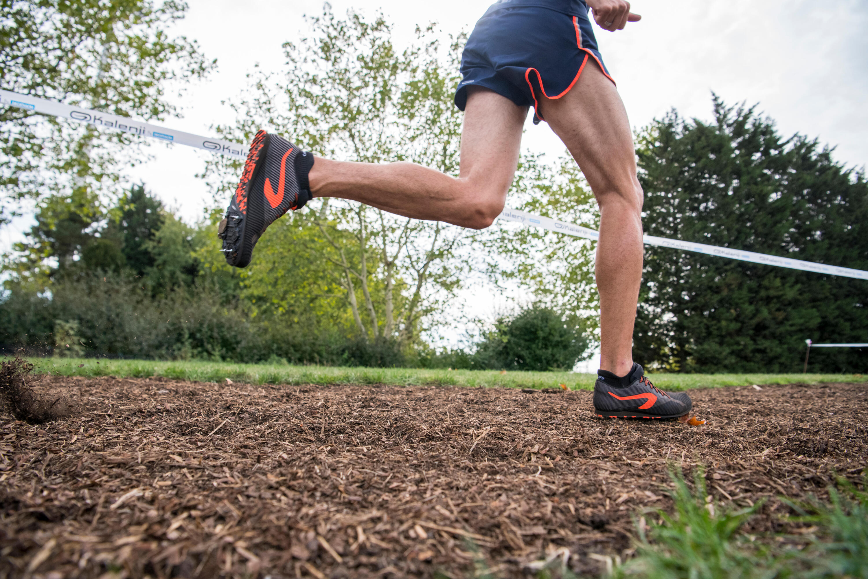 Încălţăminte Cuie atletism AT Cross Negru-Portocaliu 12/12