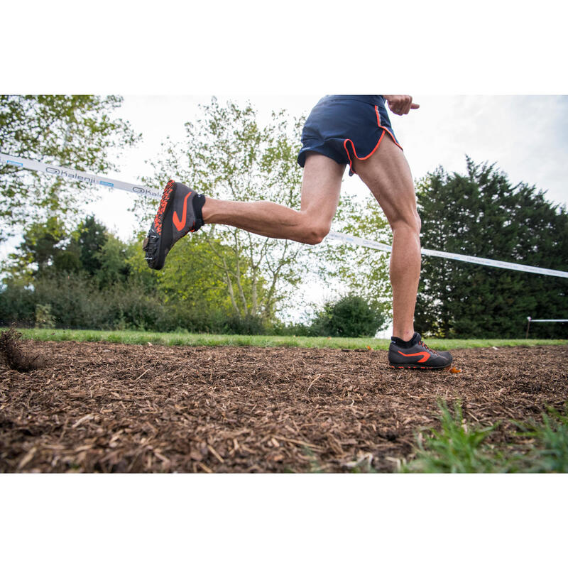 Încălţăminte Cuie atletism AT Cross Negru-Portocaliu