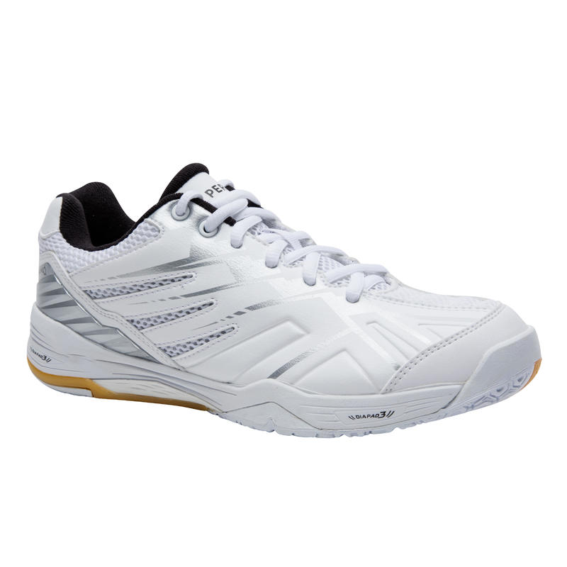 WOMEN BADMINTON SHOES MAX COMFORT BS 590 WHITE - Decathlon