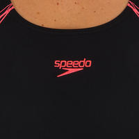 Crno-crveni ženski jednodelni kupaći kostim SPEEDO MUSCLEBACK