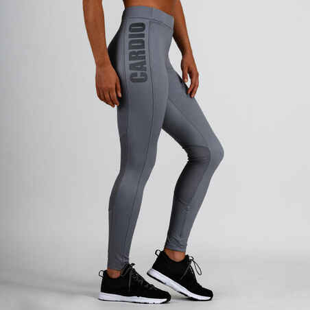 120 Women's Cardio Fitness Leggings - Grey