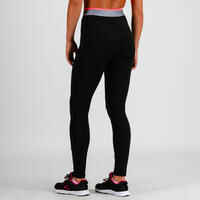 100 Women's Cardio Fitness Leggings - Black