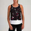 520 Women's 3-in-1 Fitness Cardio Training Tank Top - White Print