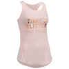 120 Women's Cardio Fitness Tank Top - Pale Pink "Satin Effect" Print