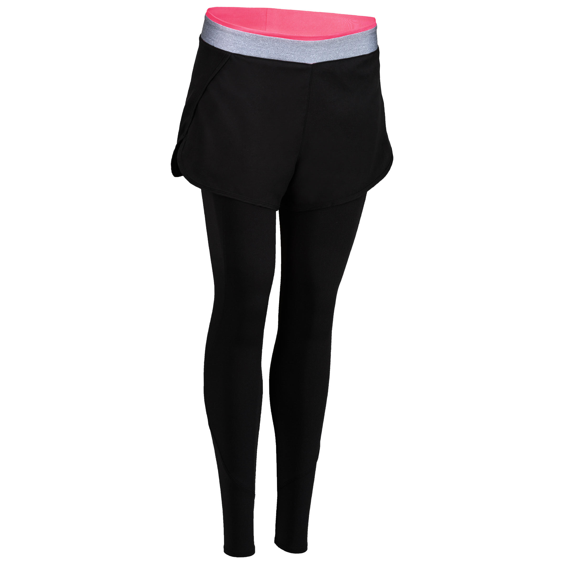 Domyos Fitness Shortlegging 100 Voor Dames Zwart domyos kopen in de aanbieding