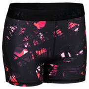 KRATKE HLAČE ZA KARDIO FITNESS 500 ŽENSKE CRNE