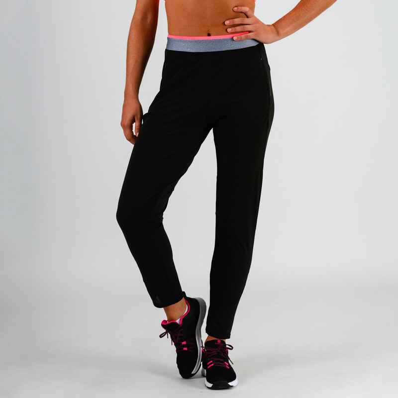 100 Women's Cardio Fitness Bottoms - Black