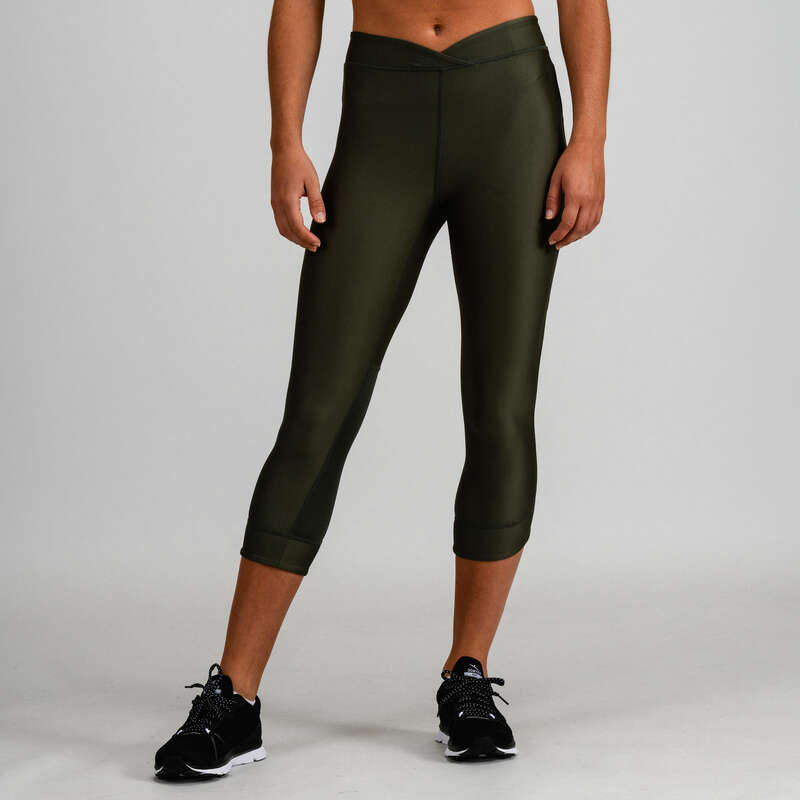 FITNESS CARDIO CONFIRMED WOMAN CLOTHING - 520 FLE 7/8 Leggings DOMYOS