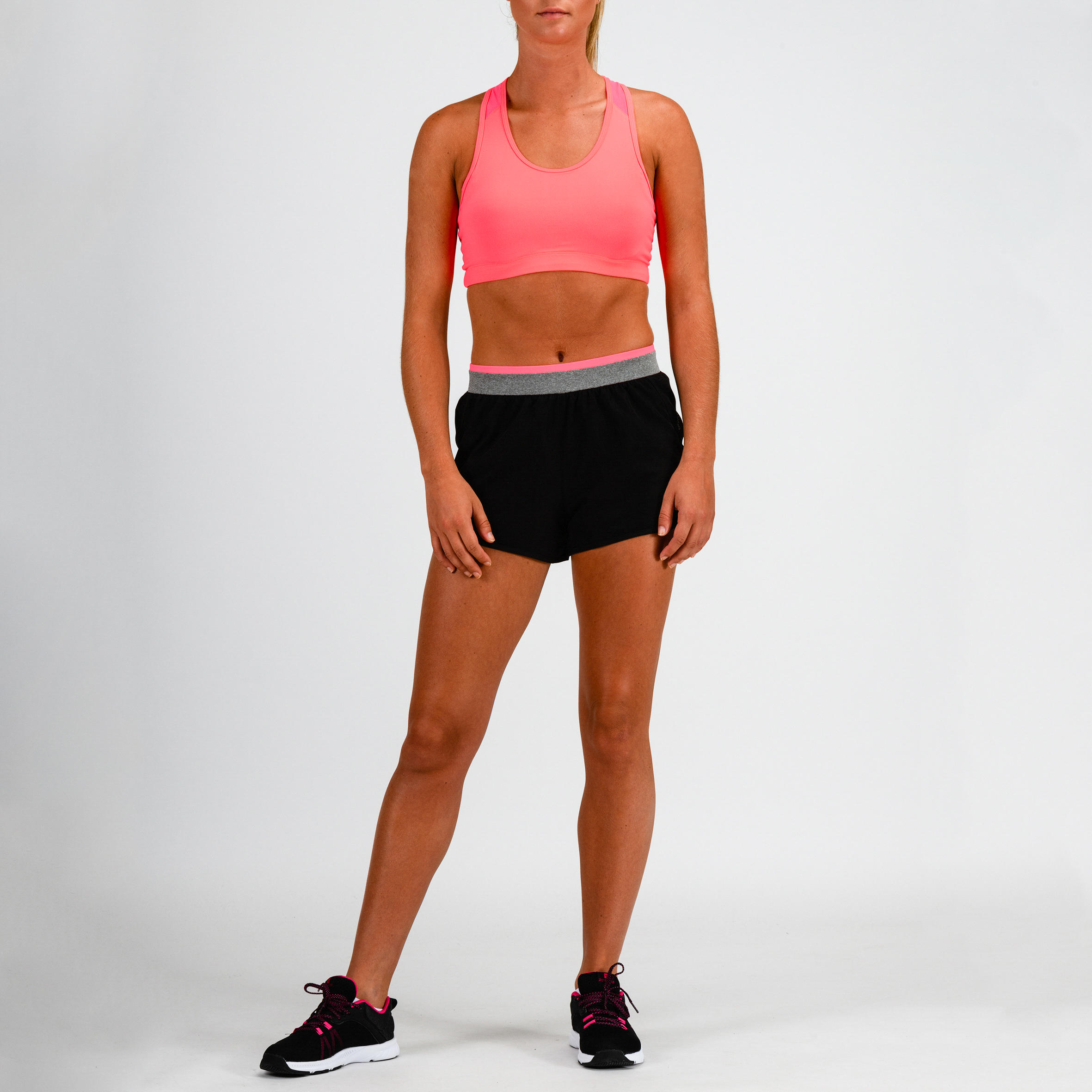 pantalon corto running mujer decathlon